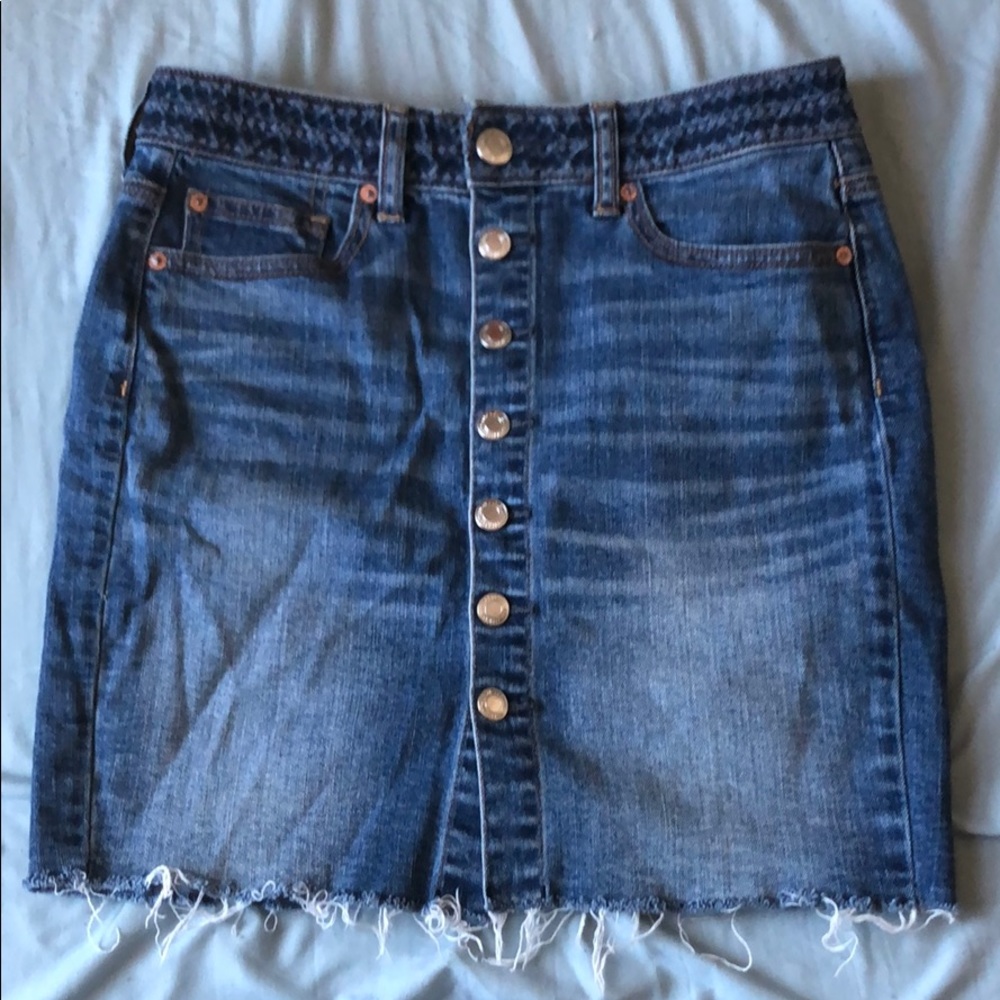 Denim Mini Skirt